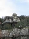 rochers avec diaclases