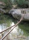 anciens rails pour le transport du minerai