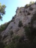 Barre rocheuse dans les gorges