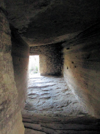 Le rocher des druides à Rocsalière et Saignon