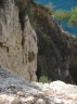 L'oeil de verre dans la paroi rocheuse